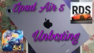 Apple IPad Air [ 5th Gen ] Unboxing + RDS + MLBB Gameplay #apple #ipad #air5 #purple #rds  #mlbb