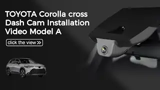 Toyota Corolla cross 2023,2024,2025 2026 Mangoal Dash camera 039S 039S-1 Installation#dashcam