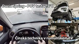 Dacia Spring - zvládne 33kW elektromotor dálniční stoupání? [POV test]