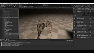 AI vs AI Action.  Unity 3D