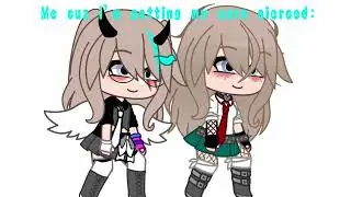 I&rsquo;m getting my ears pierced c: // Gacha club// my oc & irl oc
