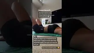 This is how to stomach vacuum 🌬️ #stomachvacuum #flatbelly #slowdown