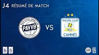 J4 - R&Eacute;SUM&Eacute; DE MATCH - PAVVB VS RC CANNES