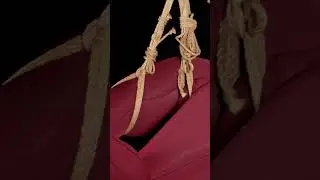 Shibari self-suspension demonstration #rope #shorts #performance