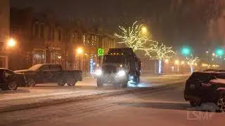 01-18-2020 Detroit, MI - Heavy Snowstorm Causes Travel Impacts