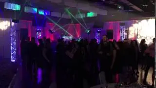 Multi beam lighting rig with Truss