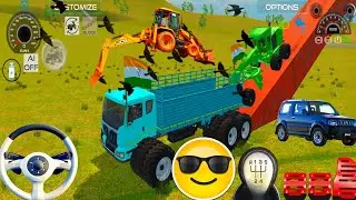 JCB Loading In Truck 🚛💥 | Dangerous Heavy Machine | Truck Simulator Game #gaming 