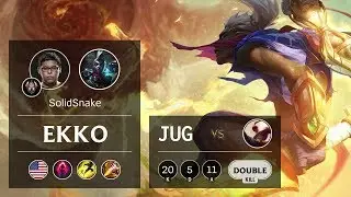 Ekko Jungle vs Lee Sin - NA Challenger Patch 10.2