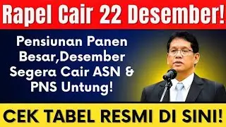 🔴 RAPEL PENSIUNAN CAIR 22 DESEMBER  2025? TABEL KENAIKAN GAJI PNS, TNI & POLRI &ndash; FAKTA TASPEN
