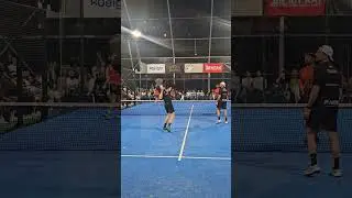 Smashed! Leo Augsburger! Where does that ball land!! 🤯 #LeoAugsburger #padel