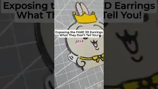 Exposing the FAKE 3D Earrings 👀 | What They Don&rsquo;t Tell You! #3dprintedjewelry #fashion #jewelryideas