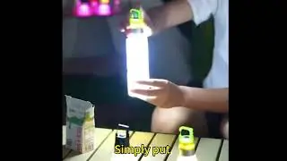 Rechargeable LED Bottle Cap Camping Lamp