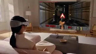 Doom in Apple Vision Pro