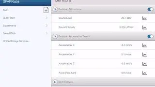 SparkVue App Sensor Data Capture
