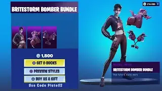 NEW BRITESTORM BOMBER SKIN IN FORTNITE!