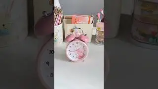 Pinteresty Alarm Clock ⏰ 🌷✨#kawaii #alarm #alarmclock #bear #pink #brown #trendingshorts #shorts