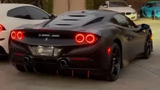 Ferrari F8 Tributo and Ferrari 488 Pista loud Exhaust sound