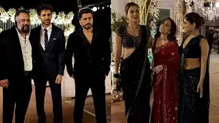 Luv Ranjan, Nushrratt Bharuccha, Kartik Aaryan Attend Sunny Singh Sister Wedding Reception