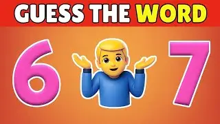 Guess the WORD by Emoji! ✅ | Ultimate Emoji Word Quiz Challenge 2026