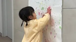 [VLOG] 32개월 집에서 셀프 미술놀이🎨문센❌방문수업❌