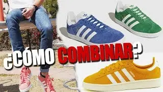 CÓMO UTILIZAR TENIS DE COLORES LLAMATIVOS | ADIDAS CAMPUS/GAZELLE