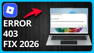 How to Fix Roblox Error Code 403 in 2026 | Authentication Failed Roblox 403 Error