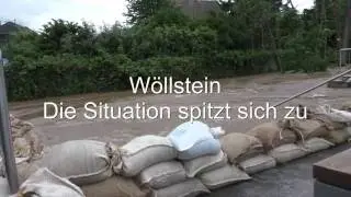 Unwetter Kreis Alzey- Worms - W&ouml;llstein in Rheinhessen