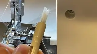 Using the needle threader with the BERNINA L460
