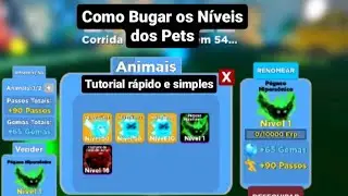 🌟TUTORIAL🌟 Como Bugar os N&iacute;veis dos Pets Legends Of Speed