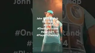 John Cena vs. Rob Van Dam  #wwe2k24 #ecw #onenightstand #johncena #robvandam #rvd   #PlayerFUGaming