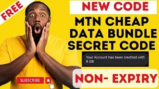 New MTN 20GB CHEAP Data Bundle Code: Use This Code to Get Non-Expiry Bundles #mtnghana  #freecodes