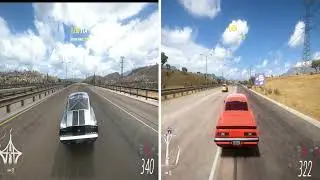 Mustang 1969 boss VS Chevrolet Camaro super sports Old #forzahorizon #games