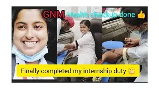 Finally completed my internship duty after 6month // GNM students#nursing #dutytime #internship