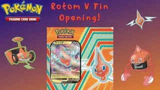 1st Video of 2023! ROTOM V Tin Opening! FULL ART PULLS!