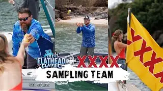 Epic On-Water Day with the XXXX Beer Sampling Team at the Gold Coast Flathead Classic!