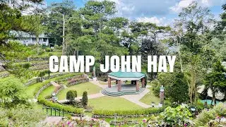 [4K] Walking in Camp John Hay Baguio | Scout Hill, Bell Amphitheater, Secret Garden
