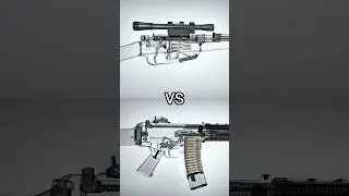 Carcano 1891 vs Daewoo K2 #shorts