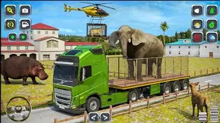 Animal Cargo Truck Driving Game 3D 🚚 | Wild Animal Transport Gameplay 2024 (Android)