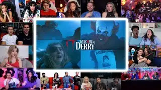 Youtubers React To PENNYWISE TELL MARGE HER FUTURE | It Welcome To Derry Ep 8 Reaction Mashup 
