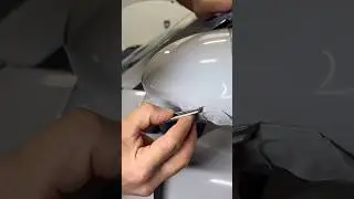 Porsche Mirror Wrap going down in Chalk Grey! Perfect installation! #fullwrap #carwrap #porsche718