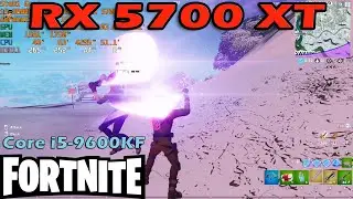 Fortnite RX 5700 XT & Core i5-9600KF - Competitive Solo Gameplay Test