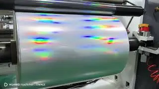 Holographic metalized paper Vacuum Metalized paper#metalizedpaper#holographicfilm metalized PET film