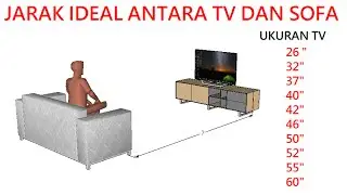 Jarak ideal menonton tv