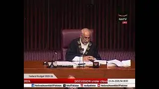 Remarks of Hon. Speaker National Assembly Sardar Ayaz Sadiq  during NA Budget Session 2025