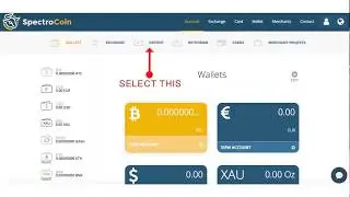 Receive funds from voucher Spectrocoin.