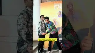 A beautiful moment of respect as Kapil Sharma touches A.R. Rahman&rsquo;s feet 🙏 #shorts