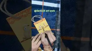 Best Out Of waste diy/ wedding card reuse idea/paper bag #shortsfeed #shorts #diy #papercraft #art