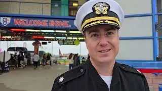 Commander Edward Kenneweg US Navy XO Navy Talent Acquisition Group Empire State at Brooklyn Cyclones