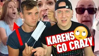 Reacting To Worst Anti-Mask Karens | Public Freakouts | Roly & Calum