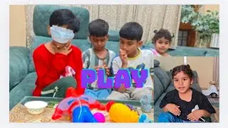 Indoor Games Qansa And Friends 🎈🤩Full Of Fun Laugh And Cute Moments🤩#Qansa Vlog #familyvlog 